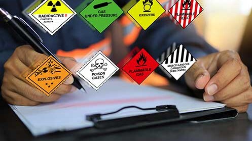Les 9 classes de marchandises dangereuses