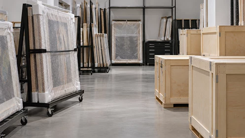 Transport galerie d'art